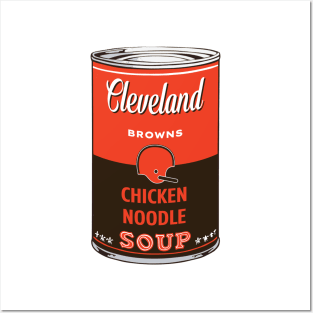 Cleveland Browns Soup Can Posters and Art